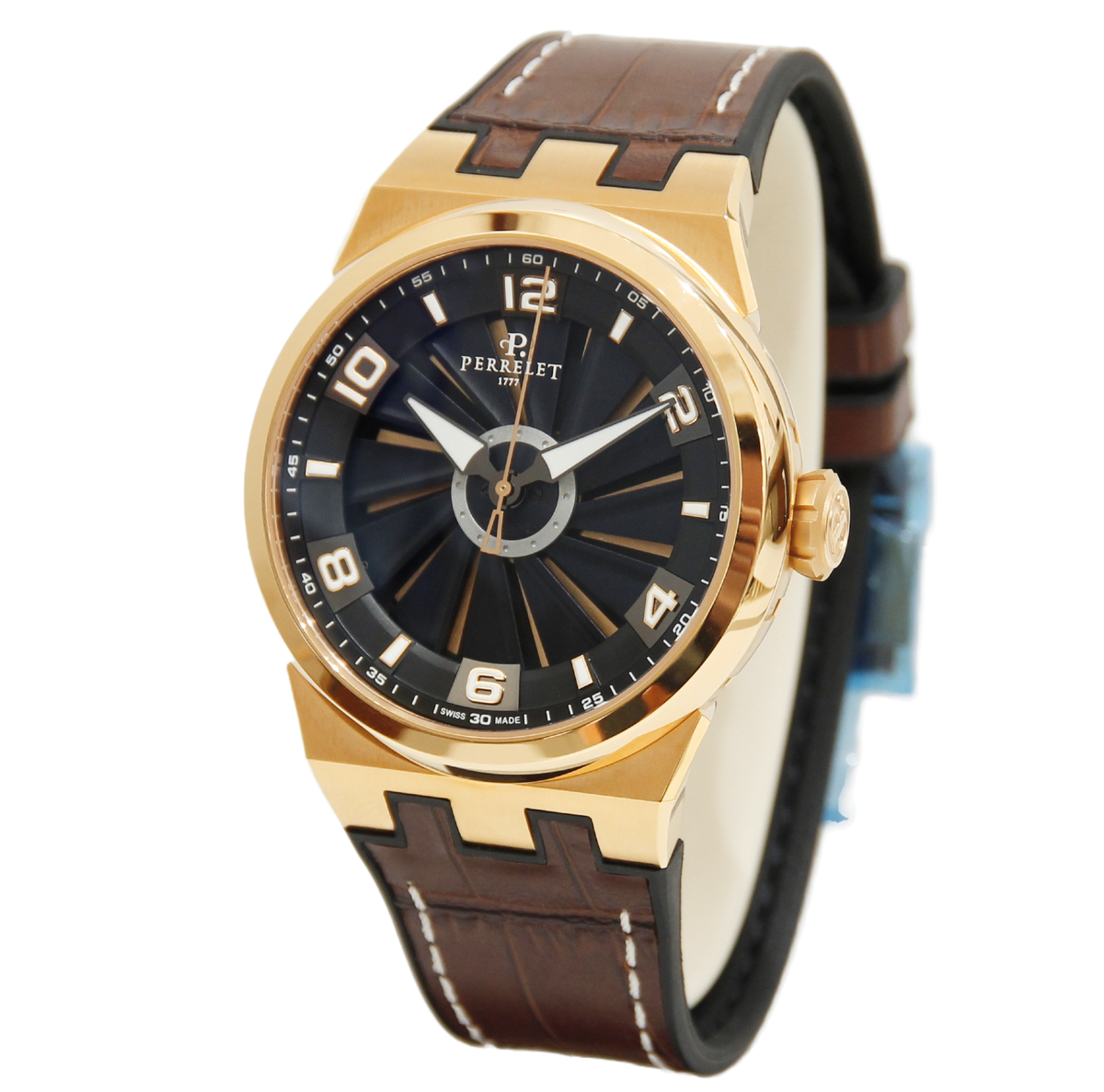 Perrelet Turbine EVO Stainless Steel Rose Gold 4N PVD Coating