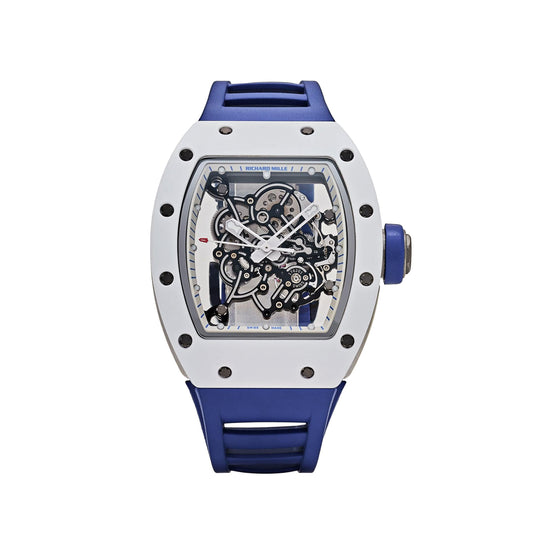 Richard Mille RM 055 Bubba Watson Japan Edition White Ceramic Titanium Blue Rubber (2015)