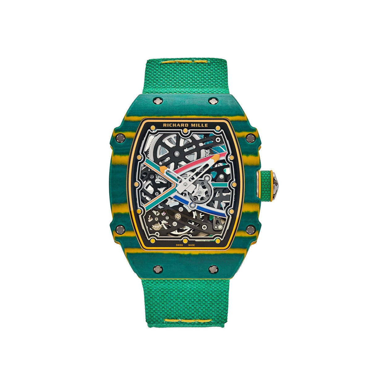 Richard Mille RM 67-02 'Wayde Van Niekerk' Green Yellow Quartz TPT (2018)