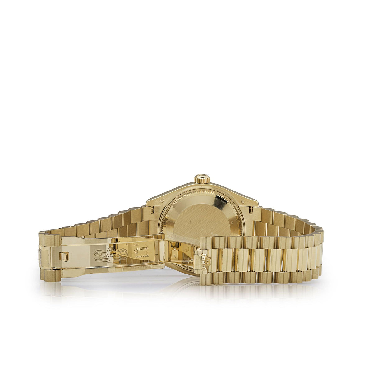 Rolex Datejust 278278 'Ladies' Yellow Gold Diamond Green Dial President (2023)