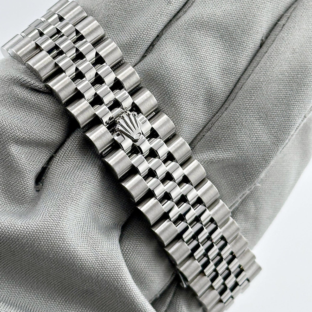 Rolex Datejust 278384RBR 'Ladies' Stainless Steel Diamond Bezel Violet Roman Dial Jubilee