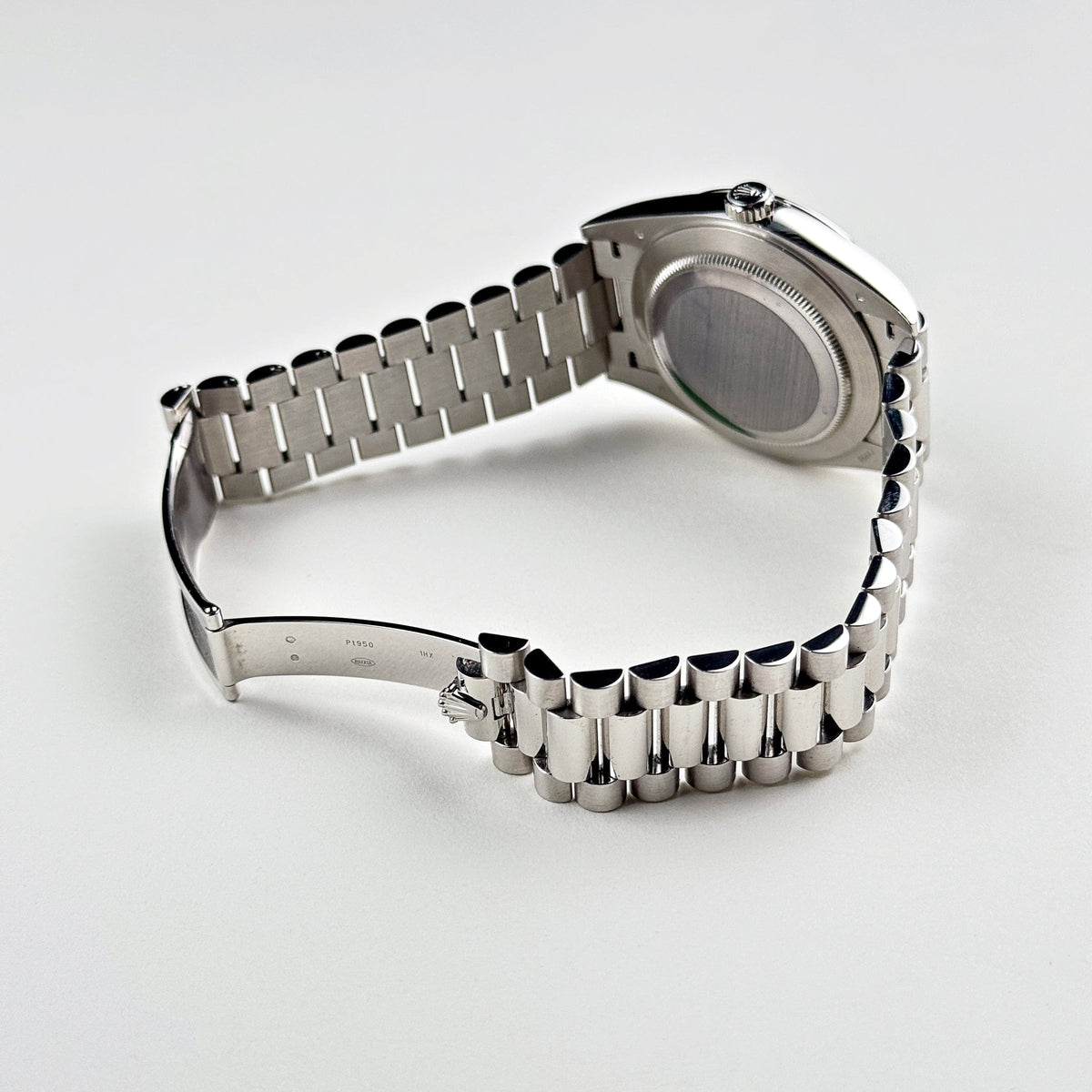 Rolex Day-Date 228206 Platinum  Olive Green Arabic Dial