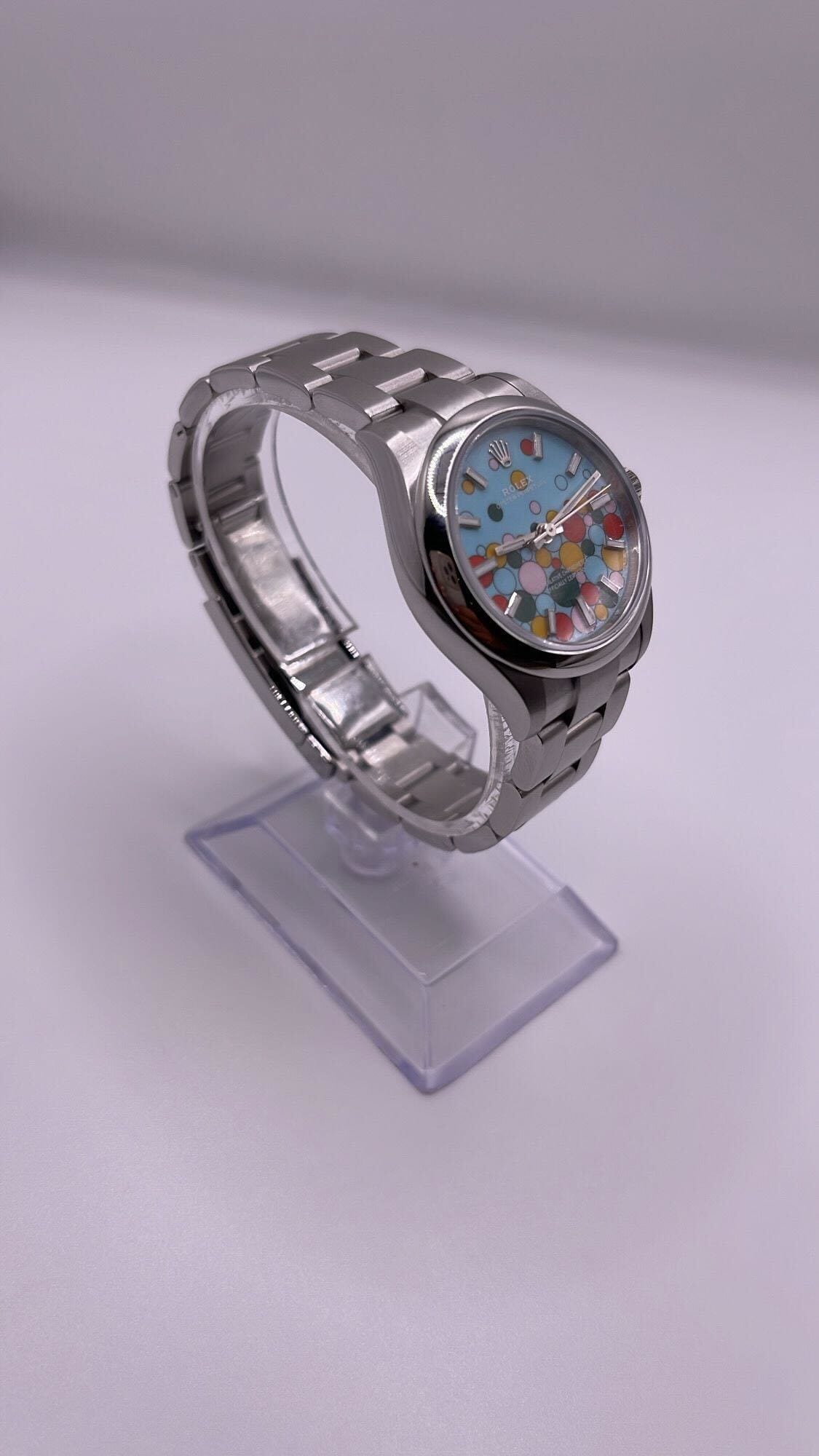 Rolex Oyster Perpetual 277200 'Ladies' Stainless Steel 'Celebration Motif' Dial (2024)