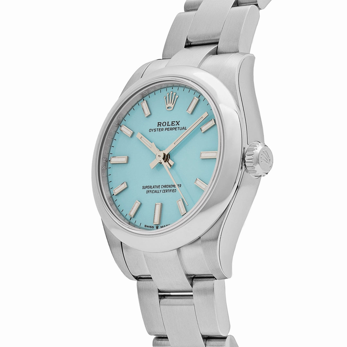 Rolex Oyster Perpetual 277200 'Ladies' Stainless Steel Tiffany Blue Turquoise Dial (2024)
