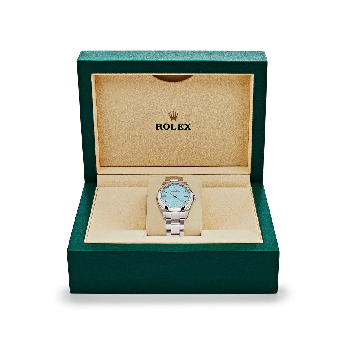 Rolex Oyster Perpetual 277200 'Ladies' Stainless Steel Tiffany Blue Turquoise Dial (2024)