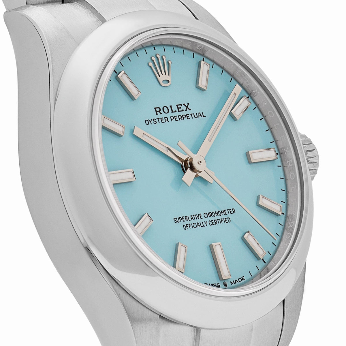 Rolex Oyster Perpetual 277200 'Ladies' Stainless Steel Tiffany Blue Turquoise Dial (2024)