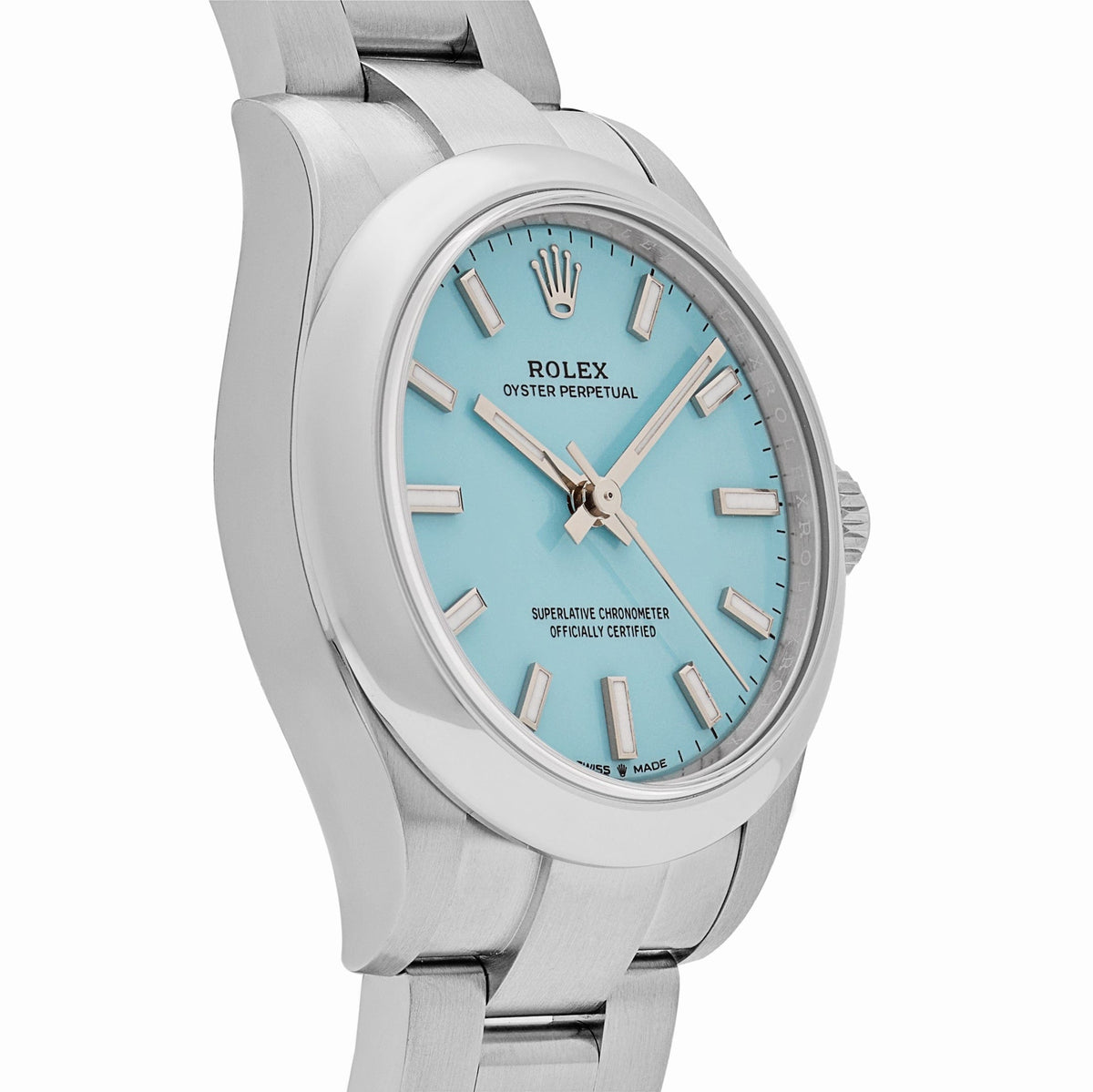 Rolex Oyster Perpetual 277200 'Ladies' Stainless Steel Tiffany Blue Turquoise Dial (2024)