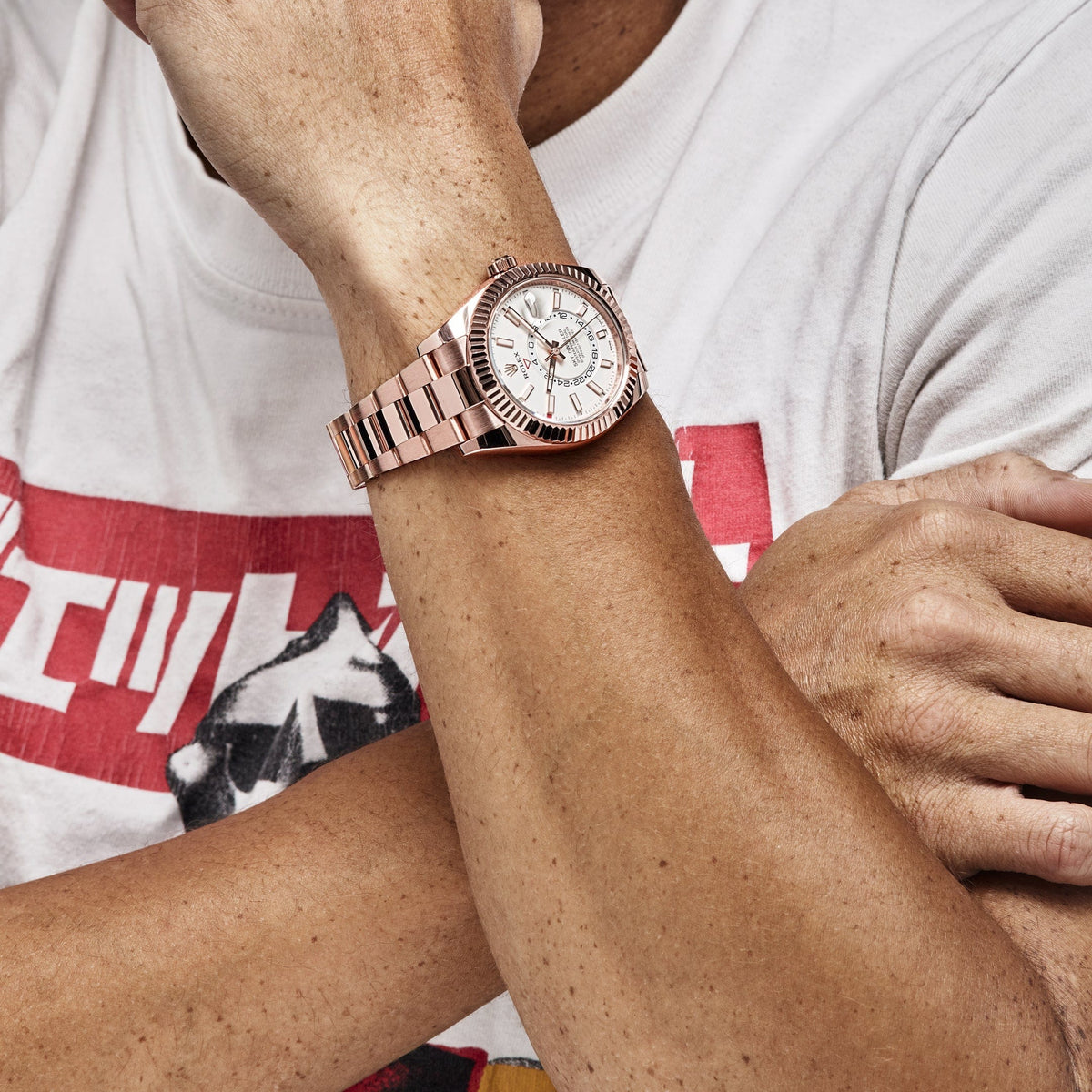 Rolex Sky-Dweller 326935 Rose Gold White Dial (2023)