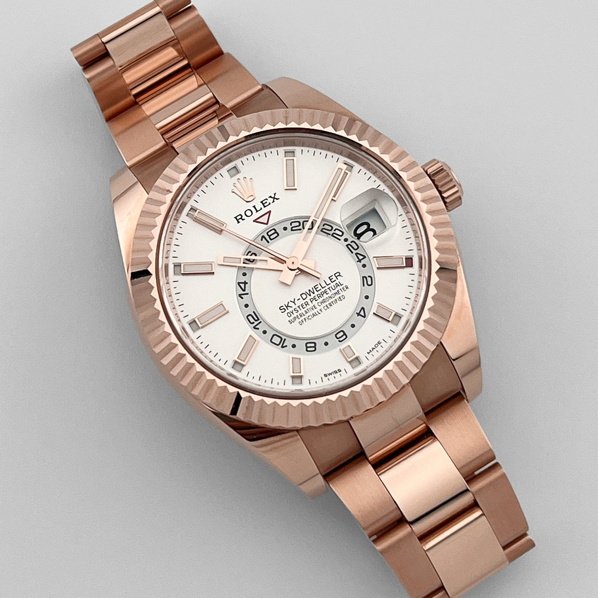 Rolex Sky-Dweller 326935 Rose Gold White Dial (2023)