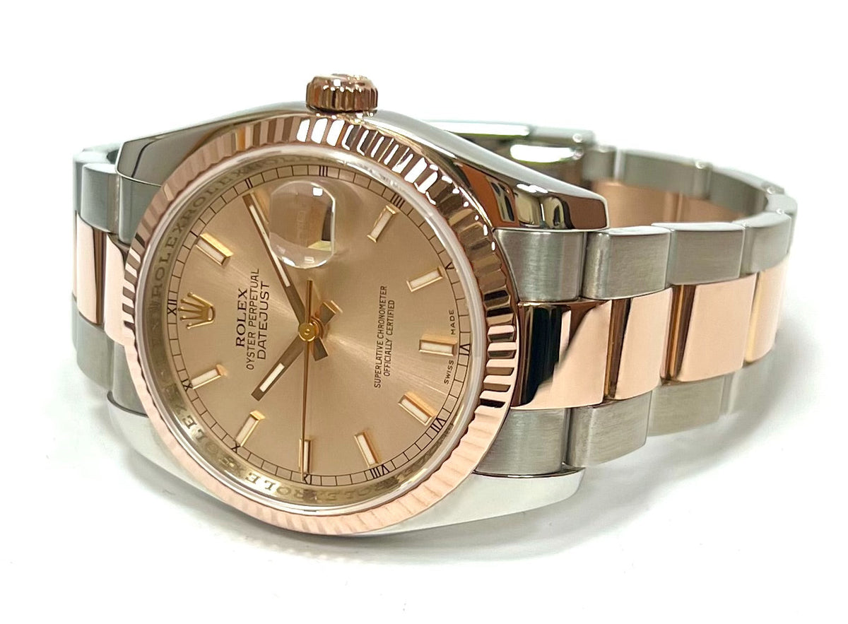 Rolex Datejust 36 Two Tone Stainless Steel/Rose Gold 36mm