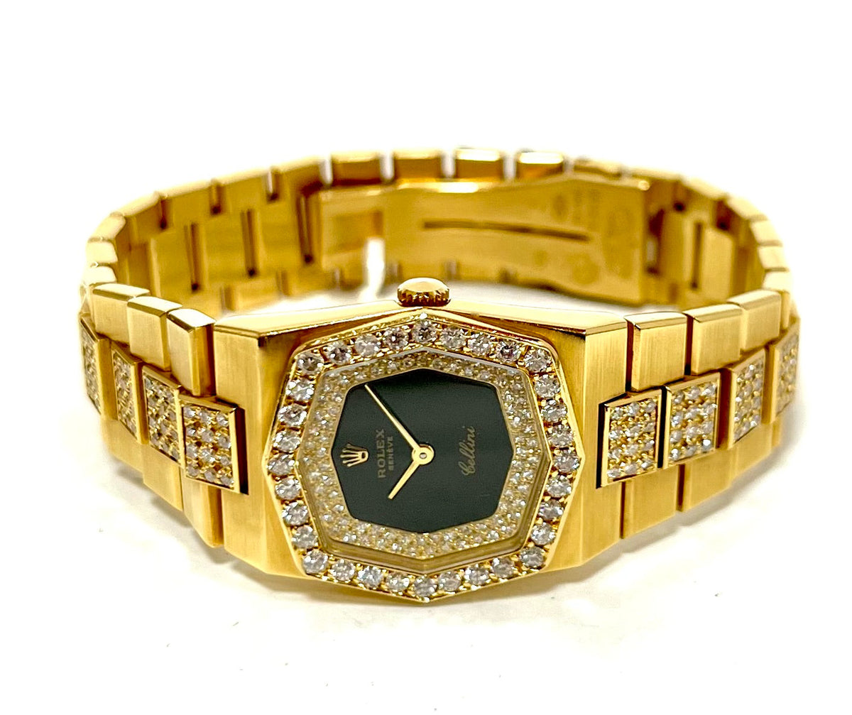 Rolex Cellini 4662 Yellow Gold and Diamond 25mm