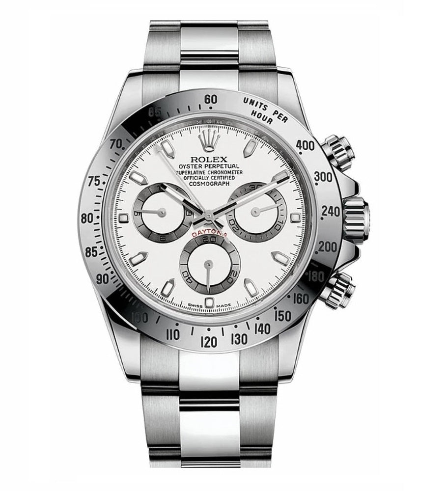 Rolex Daytona Stainless Steel 40mm White Dial