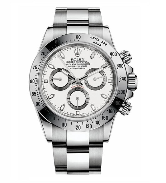 Rolex Daytona Stainless Steel 40mm White Dial