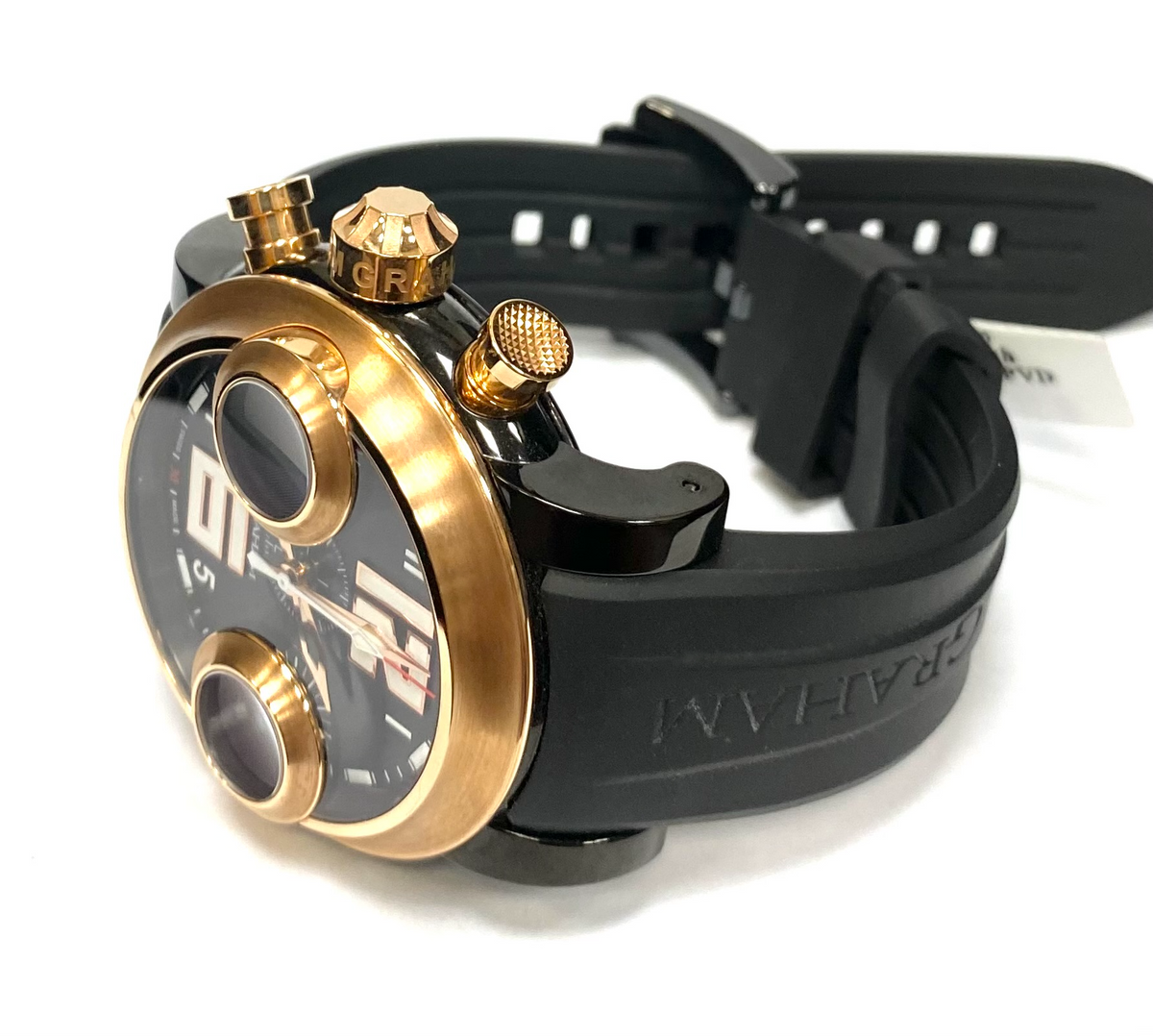 Graham Swordfish Stainless Steel PVD And Rose Gold Left handed 46mm