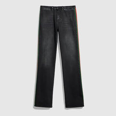 Stretch cotton denim with Web - blue