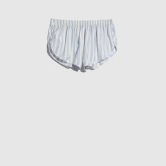 Gucci Interlocking G silk baiadera jacquard shorts - white and light blue