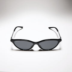 Cat-eye frame sunglasses - black