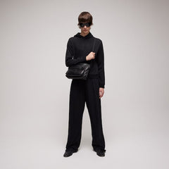 Gucci Tag medium crossbody bag - black leather