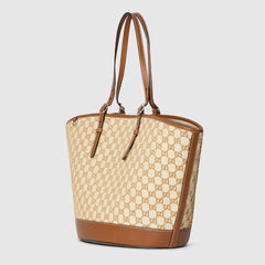 Woven large tote bag