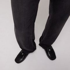 Men's driver with Gucci crest - black leather