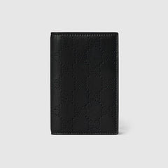 Aria card case - black GG leather