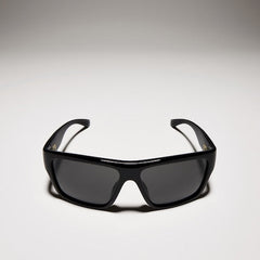 Geometric-frame sunglasses - black