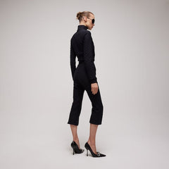 GG jersey jacquard pants - black