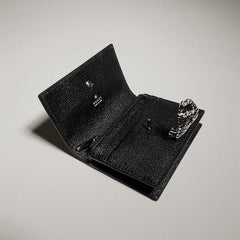 Dionysus small wallet - black leather