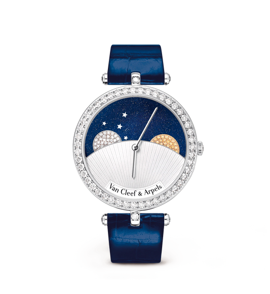 Van Cleef & Arpels Lady Arpels Day And Night White Gold 38mm